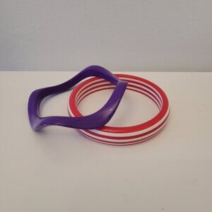 1980s Plastic Bangles/Bracelets